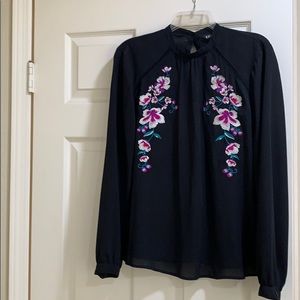 Express black blouse